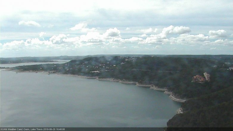 Lake Travis webcam, June 20, 2018 3:50 PM CT