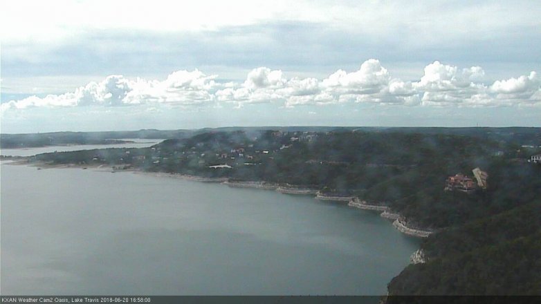 Lake Travis webcam, June 20, 2018 4:00 PM CT
