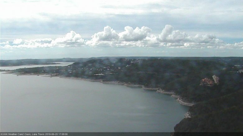 Lake Travis webcam, June 20, 2018 4:10 PM CT
