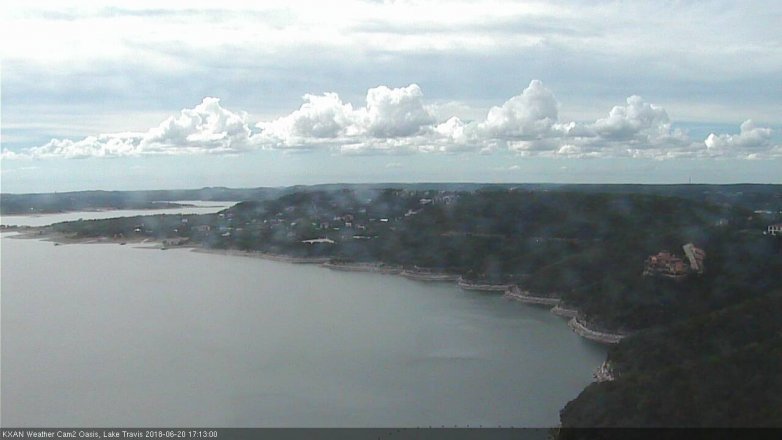 Lake Travis webcam, June 20, 2018 4:15 PM CT