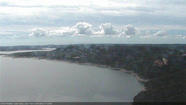 Lake Travis webcam, June 20, 2018 4:25 PM CT