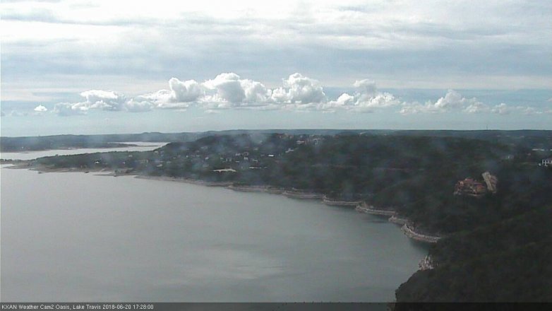 Lake Travis webcam, June 20, 2018 4:30 PM CT