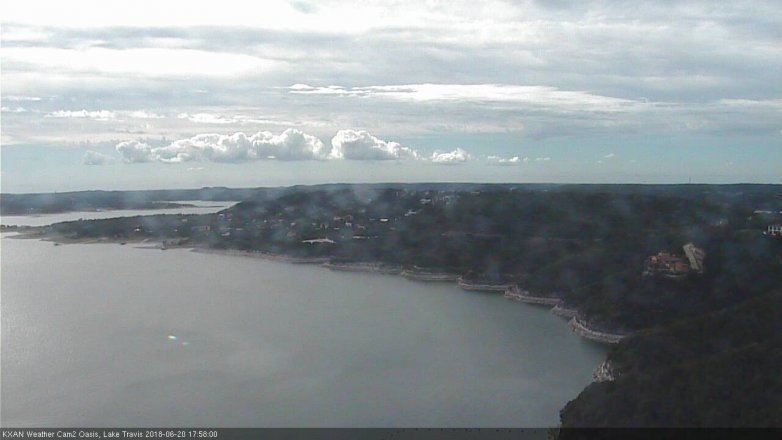 Lake Travis webcam, June 20, 2018 5:00 PM CT