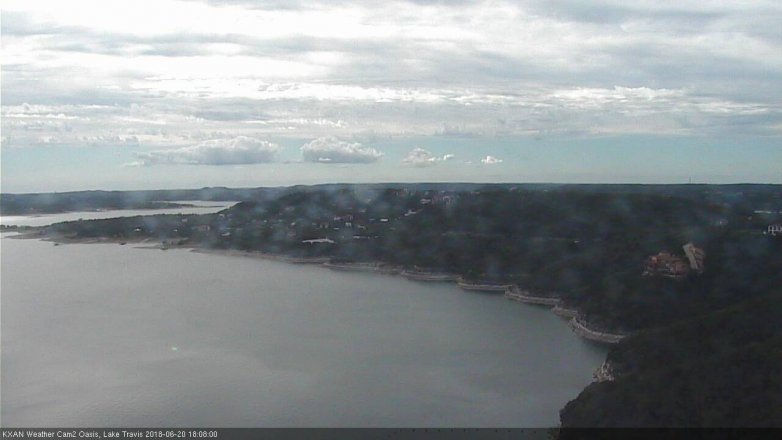 Lake Travis webcam, June 20, 2018 5:10 PM CT