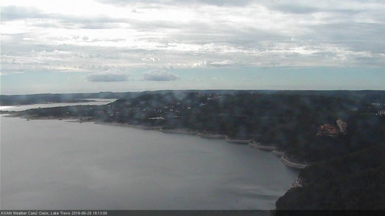 Lake Travis webcam, June 20, 2018 5:15 PM CT