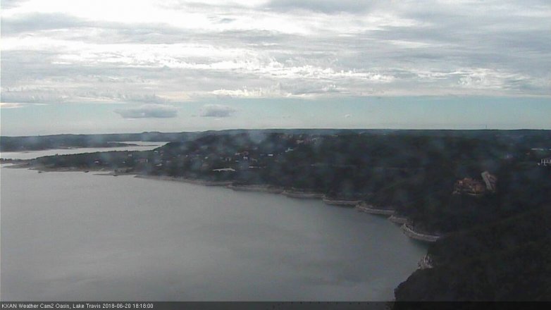 Lake Travis webcam, June 20, 2018 5:20 PM CT