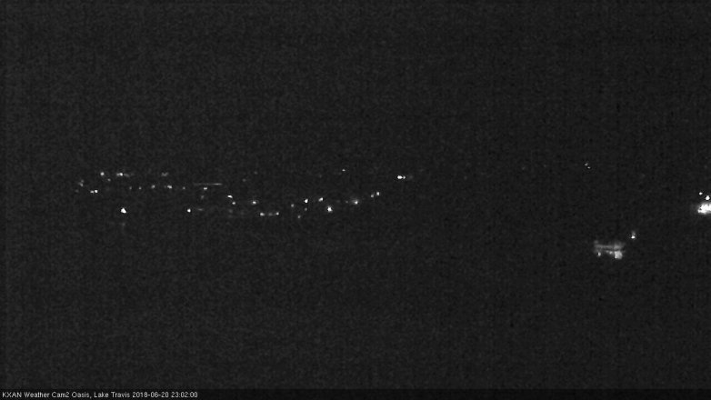 Lake Travis webcam, June 20, 2018 10:05 PM CT