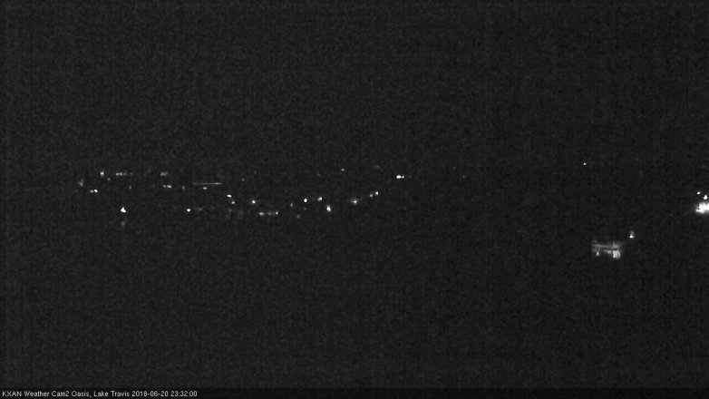 Lake Travis webcam, June 20, 2018 10:35 PM CT