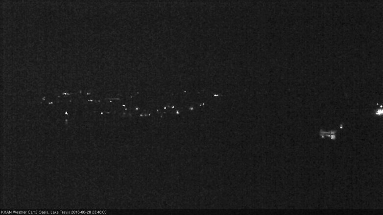 Lake Travis webcam, June 20, 2018 10:50 PM CT
