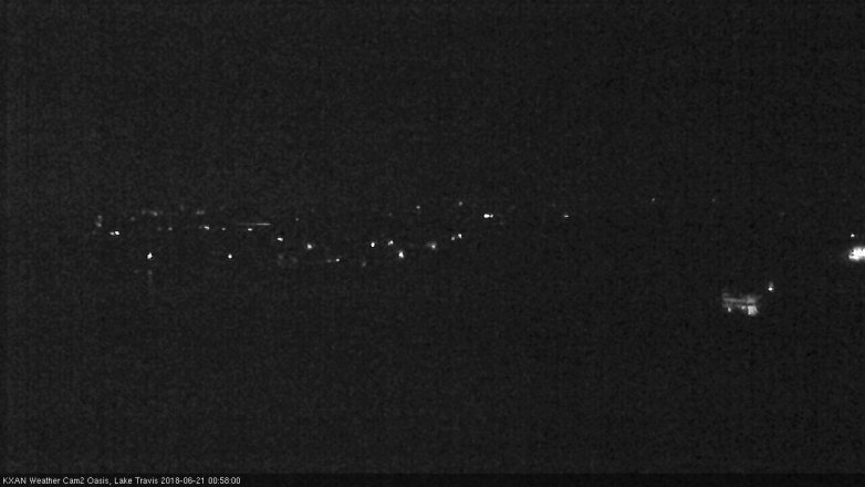 Lake Travis webcam, June 20, 2018 12:00 AM CT