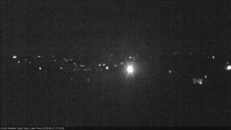 Lake Travis webcam, June 21, 2018 8:55 PM CT