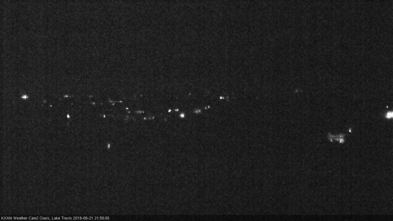 Lake Travis webcam, June 21, 2018 9:00 PM CT