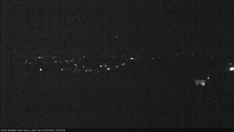 Lake Travis webcam, June 21, 2018 10:05 PM CT