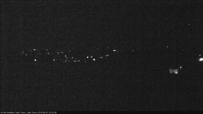 Lake Travis webcam, June 21, 2018 10:35 PM CT