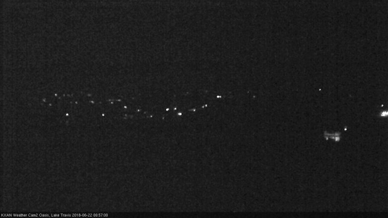 Lake Travis webcam, June 21, 2018 12:00 AM CT