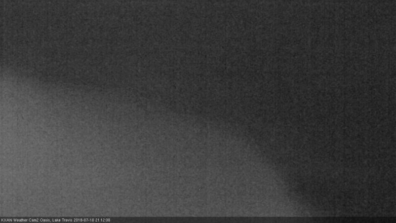 Lake Travis webcam, July 10, 2018 8:15 PM CT