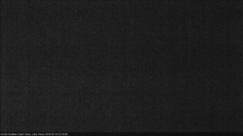 Lake Travis webcam, July 10, 2018 8:30 PM CT