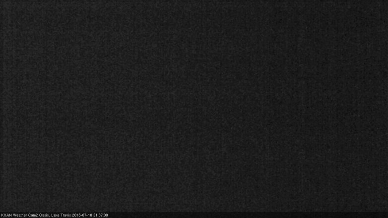 Lake Travis webcam, July 10, 2018 8:40 PM CT