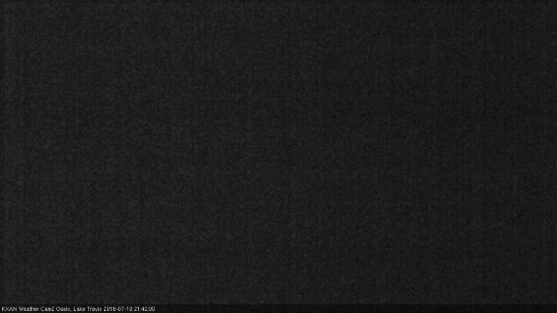 Lake Travis webcam, July 10, 2018 8:45 PM CT