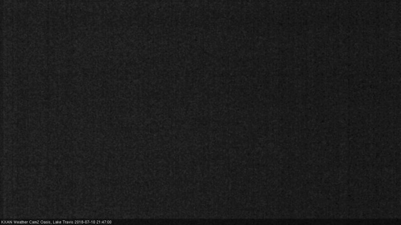 Lake Travis webcam, July 10, 2018 8:50 PM CT