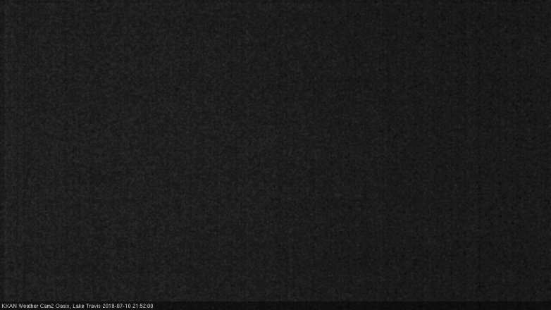 Lake Travis webcam, July 10, 2018 8:55 PM CT
