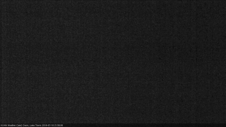 Lake Travis webcam, July 10, 2018 9:00 PM CT