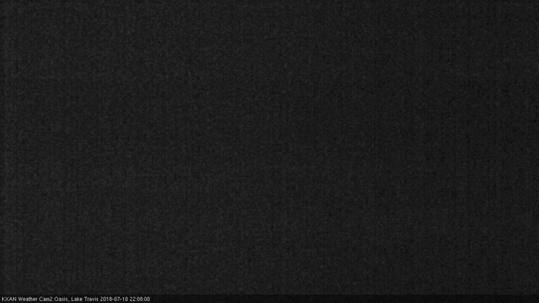 Lake Travis webcam, July 10, 2018 9:10 PM CT