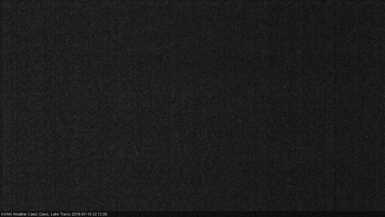 Lake Travis webcam, July 10, 2018 9:15 PM CT