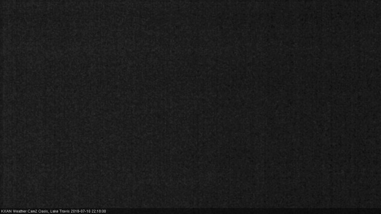 Lake Travis webcam, July 10, 2018 9:20 PM CT
