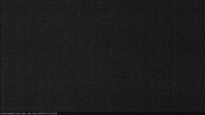 Lake Travis webcam, July 10, 2018 9:25 PM CT