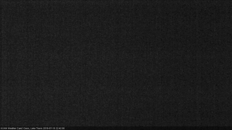 Lake Travis webcam, July 10, 2018 9:45 PM CT