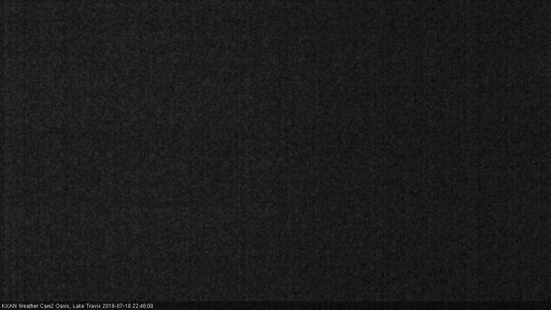 Lake Travis webcam, July 10, 2018 9:50 PM CT