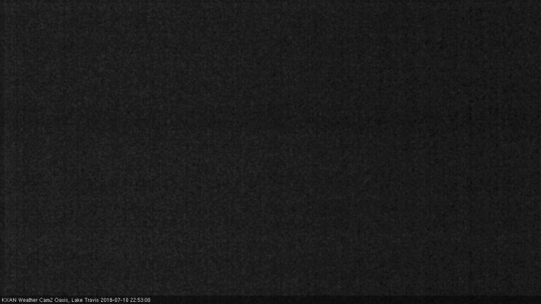 Lake Travis webcam, July 10, 2018 9:55 PM CT