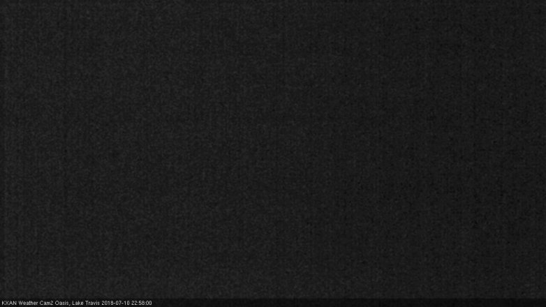 Lake Travis webcam, July 10, 2018 10:00 PM CT