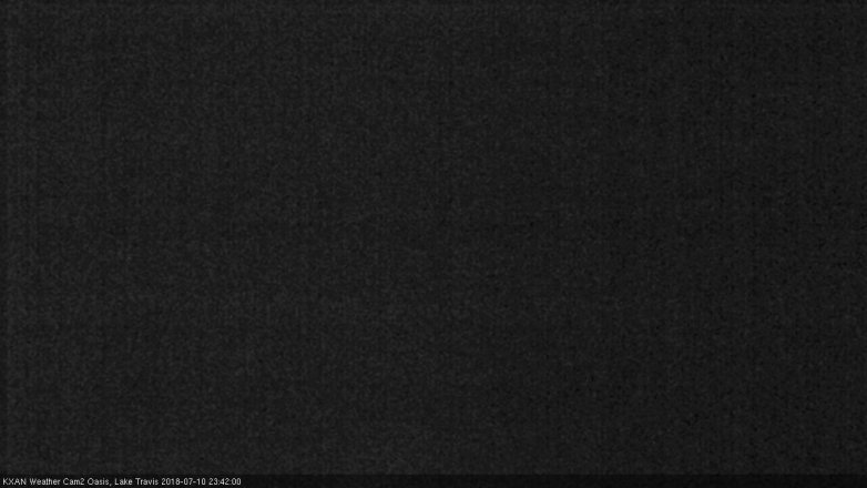 Lake Travis webcam, July 10, 2018 10:45 PM CT