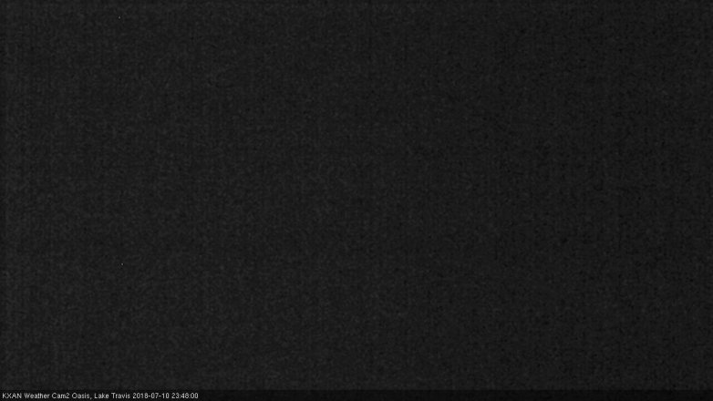 Lake Travis webcam, July 10, 2018 10:50 PM CT