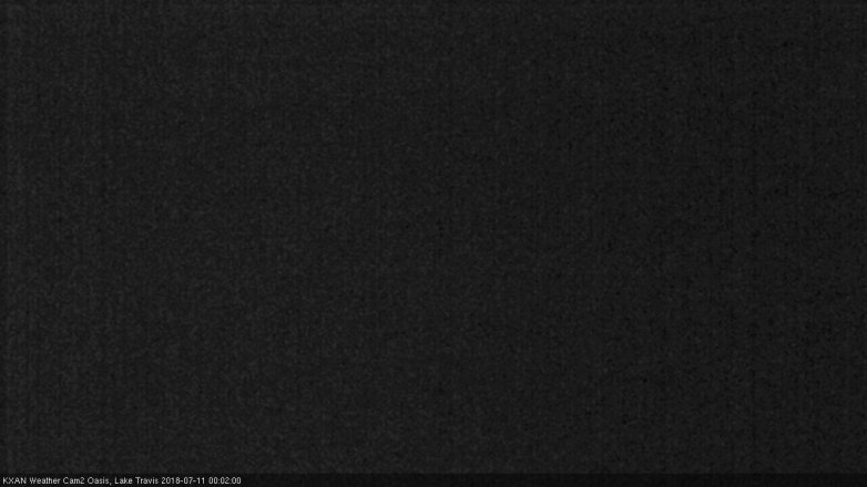 Lake Travis webcam, July 10, 2018 11:05 PM CT