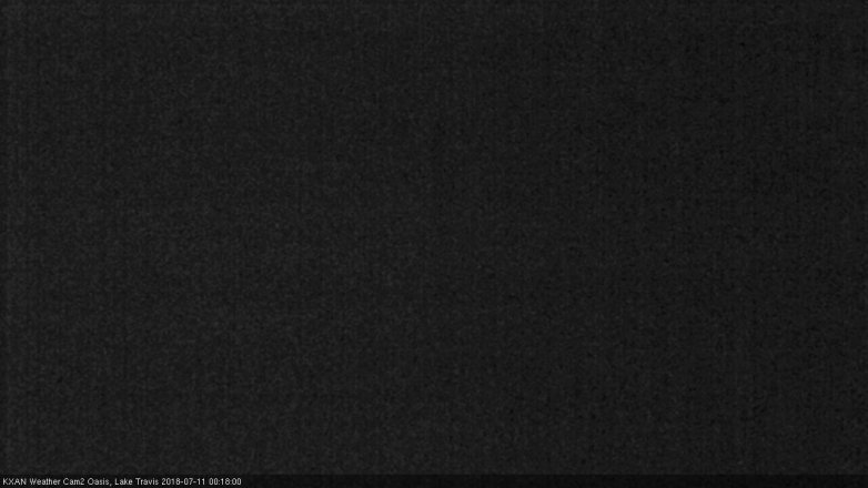 Lake Travis webcam, July 10, 2018 11:20 PM CT