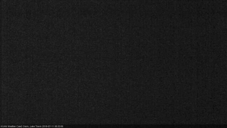 Lake Travis webcam, July 10, 2018 11:35 PM CT