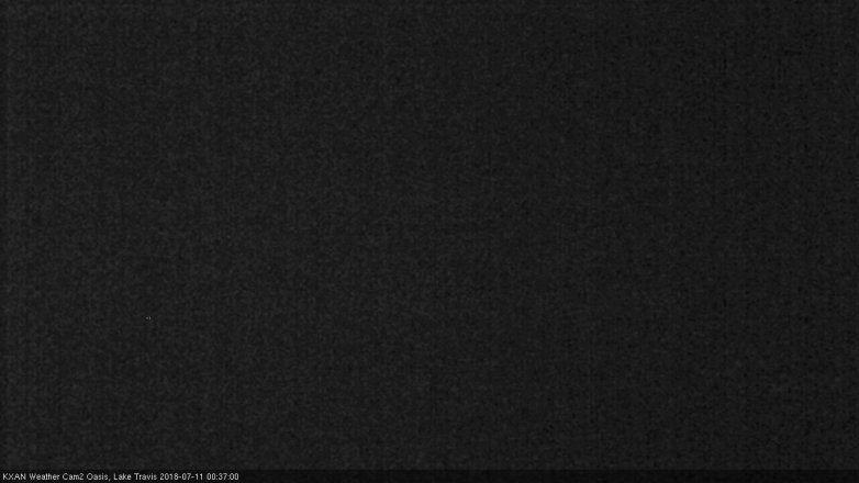 Lake Travis webcam, July 10, 2018 11:40 PM CT