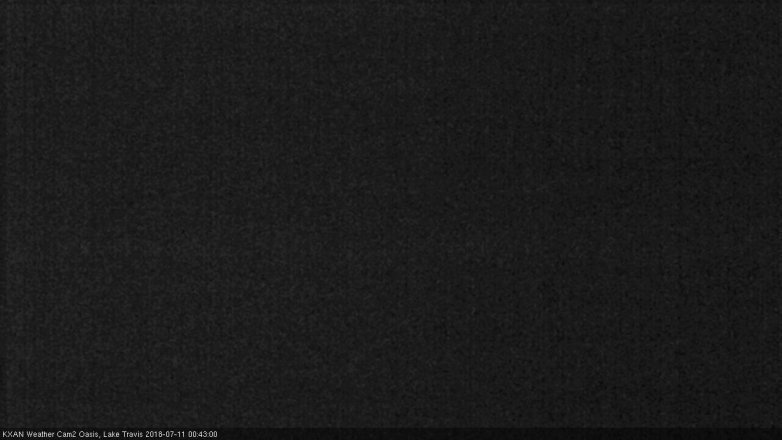 Lake Travis webcam, July 10, 2018 11:45 PM CT