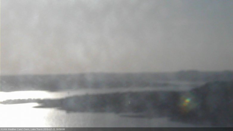Lake Travis webcam, July 11, 2018 6:00 PM CT