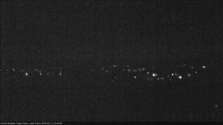 Lake Travis webcam, July 11, 2018 8:45 PM CT