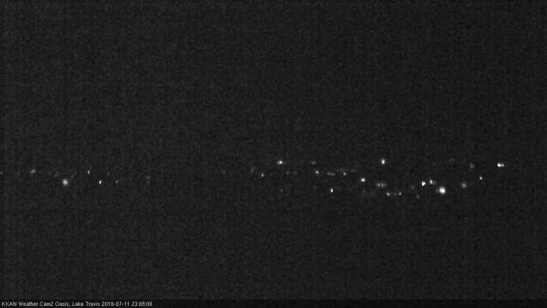 Lake Travis webcam, July 11, 2018 10:10 PM CT
