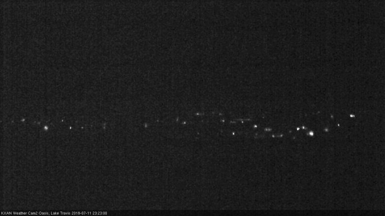 Lake Travis webcam, July 11, 2018 10:25 PM CT