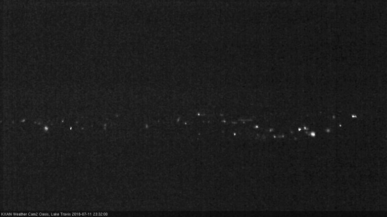 Lake Travis webcam, July 11, 2018 10:35 PM CT