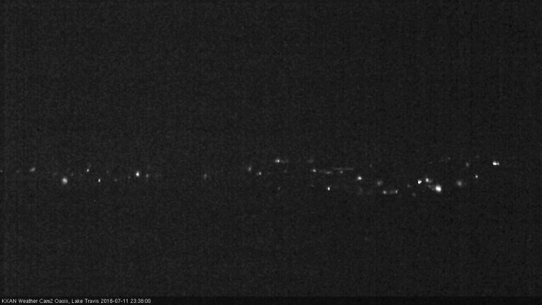 Lake Travis webcam, July 11, 2018 10:40 PM CT