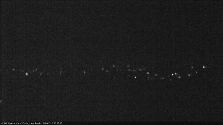 Lake Travis webcam, July 11, 2018 11:10 PM CT