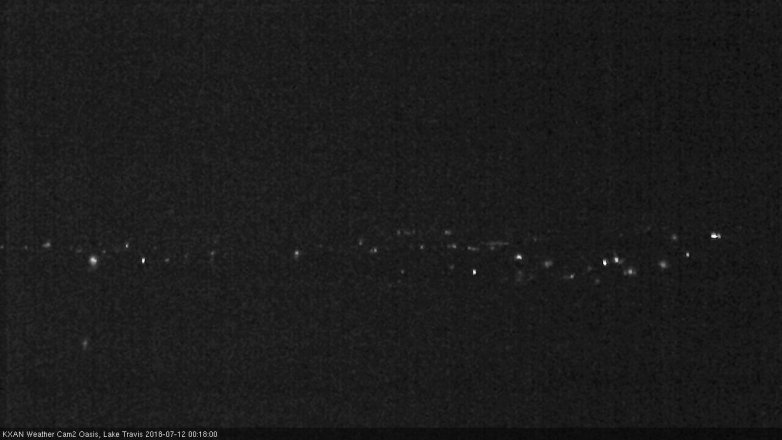 Lake Travis webcam, July 11, 2018 11:20 PM CT