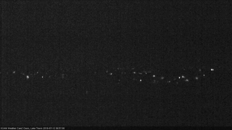 Lake Travis webcam, July 11, 2018 12:00 AM CT